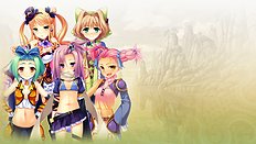 Incredible big tits, group, blowjob, outdoor hentai set