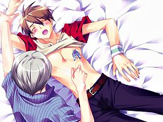 Young yaoi lovers try out reaming and bdsm