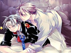 Strong gay boy tops and dominates his lover