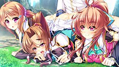 Incredible big tits, group, blowjob, outdoor hentai set