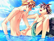 Young yaoi lovers try out reaming and bdsm