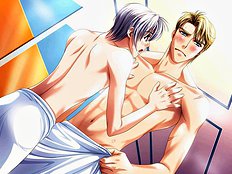 Deep bj and nice doggy fuck with blonde gay boy