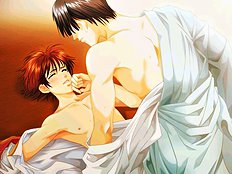 Classic unequal yaoi couples perform hot fucking