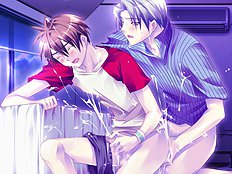 Young yaoi lovers try out reaming and bdsm