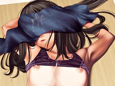 Hottest 3d, blowjob, group hentai set