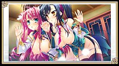 Incredible big tits, group, blowjob, outdoor hentai set