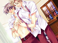 Young yaoi lovers try out reaming and bdsm