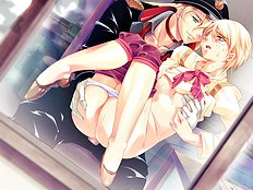 Blonde guys use bondage and toys in sex games