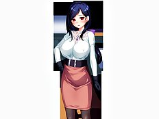 Hottest big tits, blowjob hentai pictures