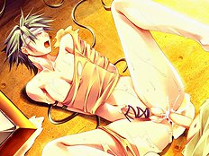 Strong gay boy tops and dominates his lover