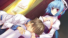 Incredible big tits, group, blowjob, outdoor hentai set