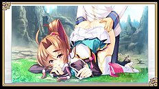 Incredible big tits, group, blowjob, outdoor hentai set