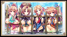 Incredible big tits, group, blowjob, outdoor hentai set