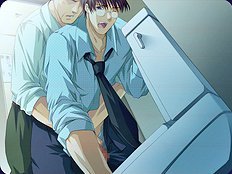 Horny yaoi guys bang hard young virgin cutie