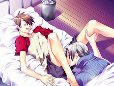 Young yaoi lovers try out reaming and bdsm