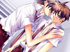 Young yaoi lovers try out reaming and bdsm