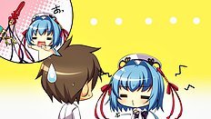 Incredible big tits, group, blowjob, outdoor hentai set