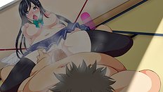 Exotic big tits, group, blowjob, bondage hentai pictures