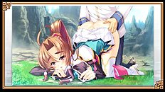 Incredible big tits, group, blowjob, outdoor hentai set