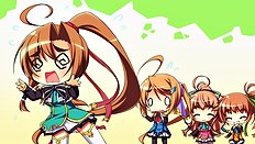 Incredible big tits, group, blowjob, outdoor hentai set