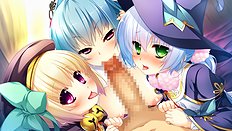 Incredible big tits, group, blowjob, outdoor hentai set