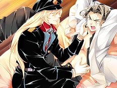 Blonde guys use bondage and toys in sex games