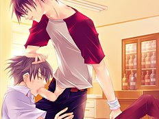 Young yaoi lovers try out reaming and bdsm