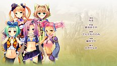 Incredible big tits, group, blowjob, outdoor hentai set