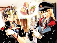 Blonde guys use bondage and toys in sex games