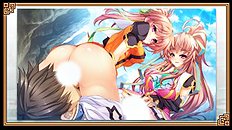 Incredible big tits, group, blowjob, outdoor hentai set