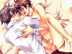 Young yaoi lovers try out reaming and bdsm