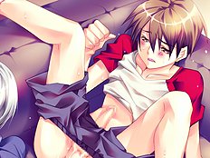 Young yaoi lovers try out reaming and bdsm