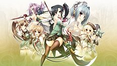 Incredible big tits, group, blowjob, outdoor hentai set