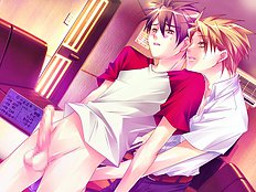 Young yaoi lovers try out reaming and bdsm