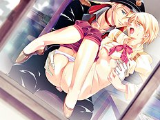 Blonde guys use bondage and toys in sex games