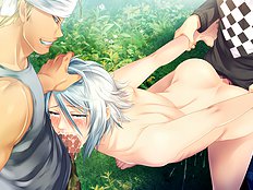 Lavish explosion in extreme hentai gay sex