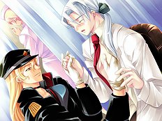 Blonde guys use bondage and toys in sex games