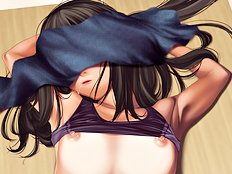 Hottest 3d, blowjob, group hentai set