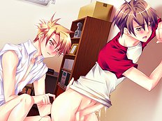 Young yaoi lovers try out reaming and bdsm