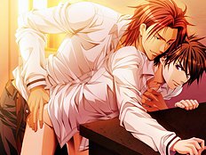 Yaoi gang bang, hottest ever anime gay scene