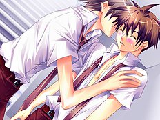 Young yaoi lovers try out reaming and bdsm