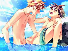 Young yaoi lovers try out reaming and bdsm