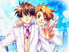 Young yaoi lovers try out reaming and bdsm