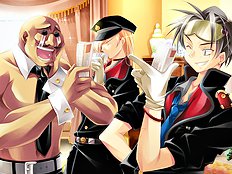 Strong gay boy tops and dominates his lover