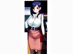 Hottest big tits, blowjob hentai pictures