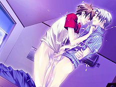 Young yaoi lovers try out reaming and bdsm