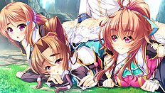 Incredible big tits, group, blowjob, outdoor hentai set