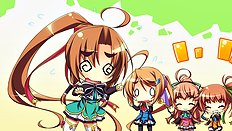 Incredible big tits, group, blowjob, outdoor hentai set