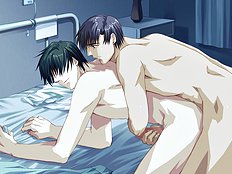 Horny yaoi guys bang hard young virgin cutie