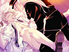 Blonde guys use bondage and toys in sex games